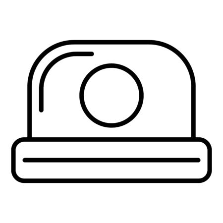 Cat home box icon, outline styleの写真素材