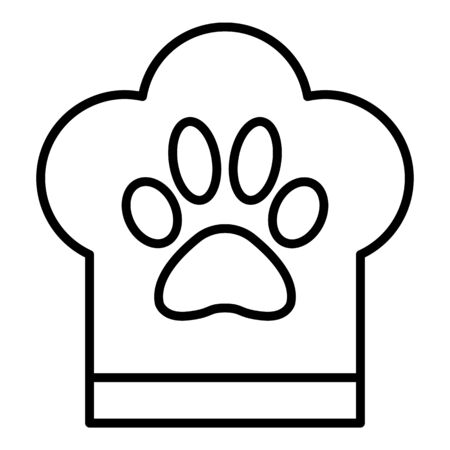 Pet hotel cooker icon, outline styleの写真素材