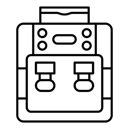 Purified water cooler icon, outline styleの写真素材