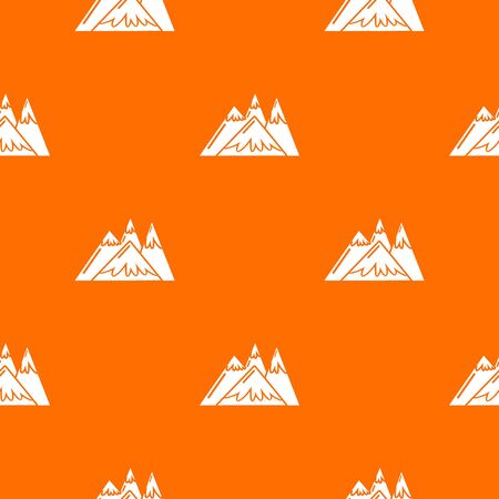 Mountains pattern orange for any web design bestの写真素材