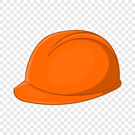 Construction helmet icon in cartoon style isolated on background for any web designの写真素材