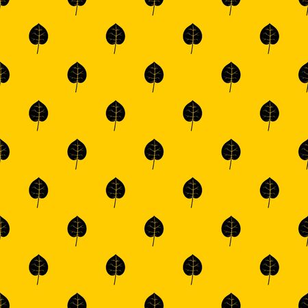 Linden leaf pattern seamless repeat geometric yellow for any designの写真素材