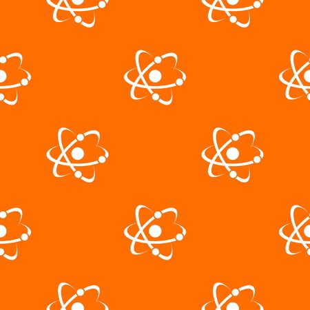 Molecule pattern orangeの写真素材