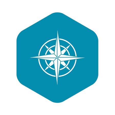 Ancient compass icon, simple styleの写真素材