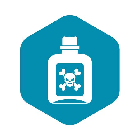 Poison icon, simple styleのイラスト素材
