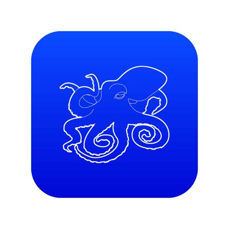 Octopus icon outlineのイラスト素材