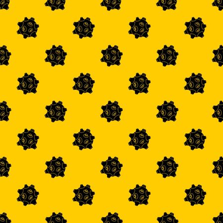 Moon with craters pattern vectorのイラスト素材