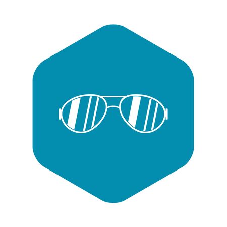 Glasses icon, simple styleのイラスト素材