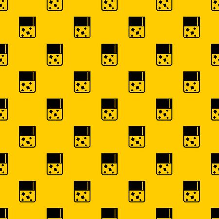 Glass of whiskey and ice pattern vectorのイラスト素材