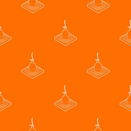 Bobber pattern vector orange for any web design bestのイラスト素材