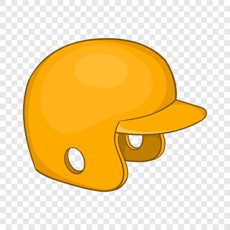 Baseball helmet icon in cartoon style isolated on background for any web designの写真素材