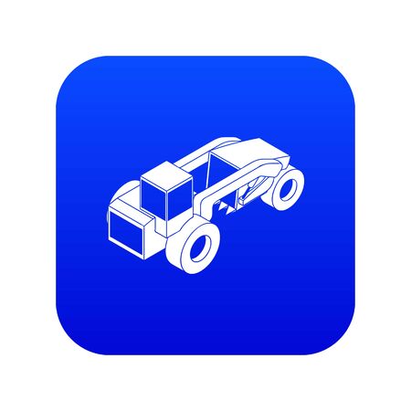 Heavy load truck icon blueの写真素材