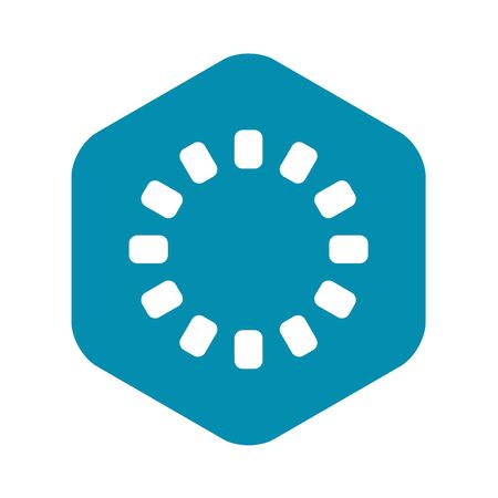 Sign download online icon, simple styleの写真素材