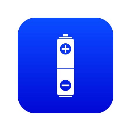 Battery icon digital blueの写真素材