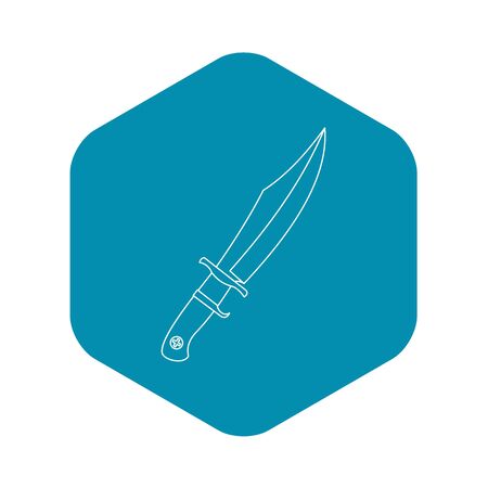 Dagger icon. Outline illustration of dagger icon for webの写真素材