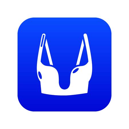 Brassiere women icon, simple black styleのイラスト素材