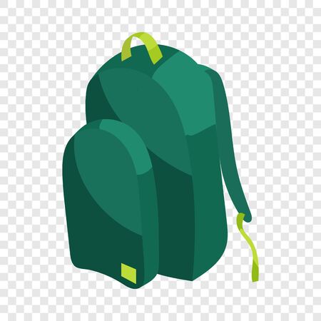 School bag icon in cartoon style isolated on background for any web designのイラスト素材