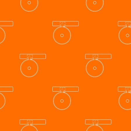 Headlamp reflector pattern vector orangeのイラスト素材
