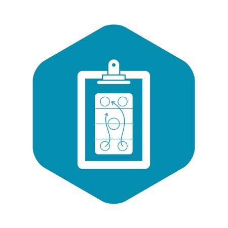 Game plan icon. Simple illustration of game plan vector icon for webのイラスト素材
