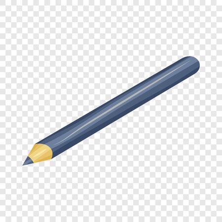 Cosmetic pencil icon, cartoon styleのイラスト素材