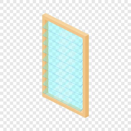 Rectangular window frame icon, isometric 3d styleのイラスト素材