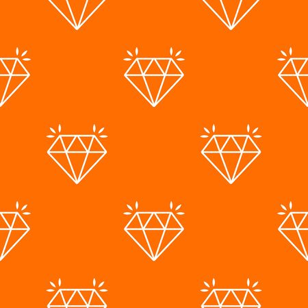 Mine diamond pattern vector orange for any web design best