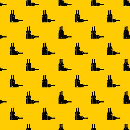 Bottles pattern vectorのイラスト素材