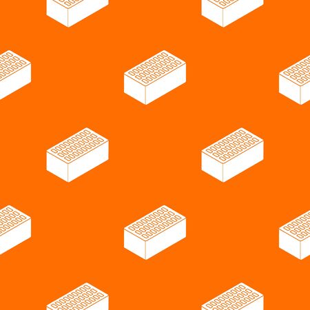 Brick pattern vector orange for any web design bestのイラスト素材