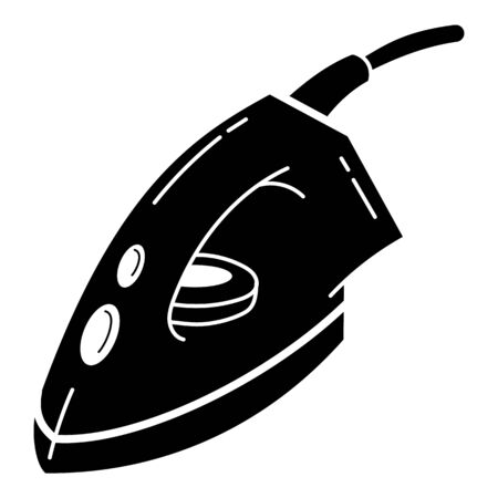 Flat iron icon, simple styleのイラスト素材