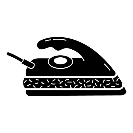 Electric flat iron icon, simple styleのイラスト素材