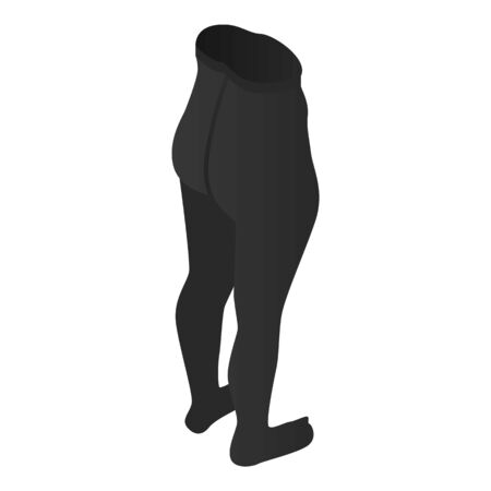 Man tights icon, isometric styleのイラスト素材