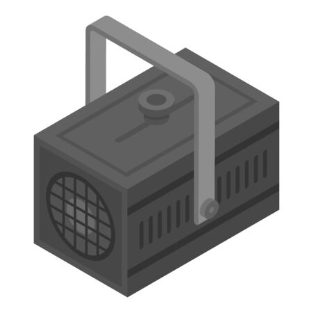 Spotlight icon, isometric styleのイラスト素材