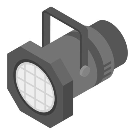 Concert spotlight icon, isometric styleのイラスト素材