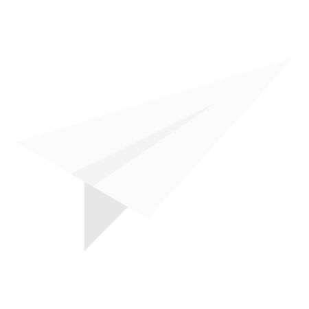 Paper plane icon, isometric styleのイラスト素材