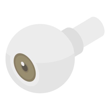 Eye artificial limb icon, isometric styleのイラスト素材