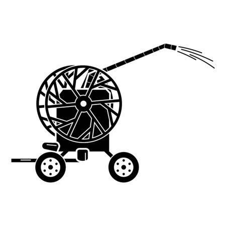 Tractor water pump icon, simple styleのイラスト素材