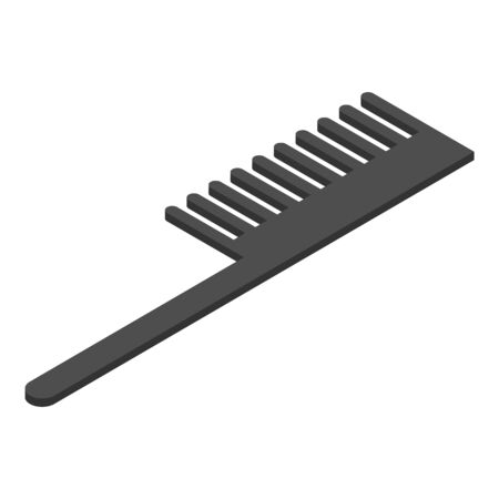 Plastic comb icon. Isometric of plastic comb vector icon for web design isolated on white backgroundのイラスト素材