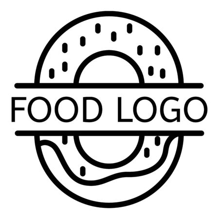 Food, outline styleのイラスト素材