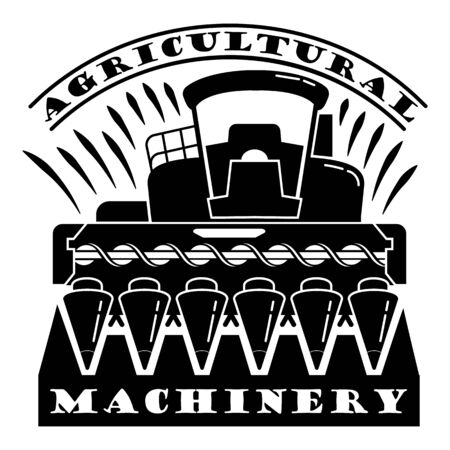 Agricultural machinery  simple styleのイラスト素材