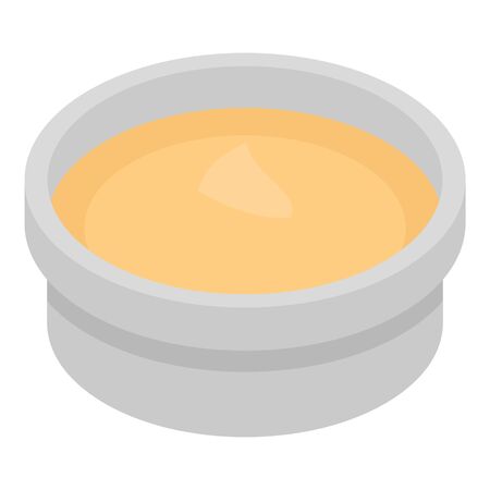 Spicy sauce icon. Isometric of spicy sauce vector icon for web design isolated on white backgroundのイラスト素材