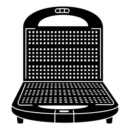 Waffle-iron icon, simple styleのイラスト素材