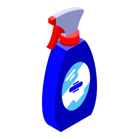 Cleaner spray bottle icon, isometric styleのイラスト素材