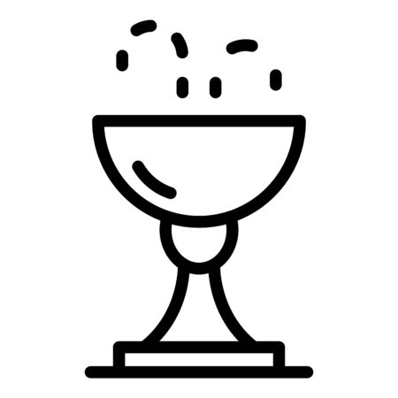 Artesian drinking fountain icon, outline styleのイラスト素材