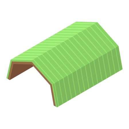 Roof icon, isometric styleのイラスト素材