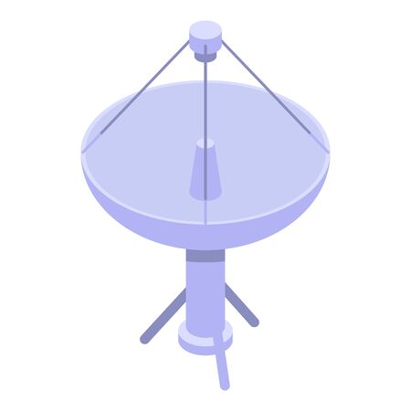 Space research icon, isometric styleのイラスト素材