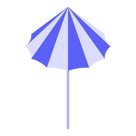 Beach umbrella icon, isometric styleのイラスト素材