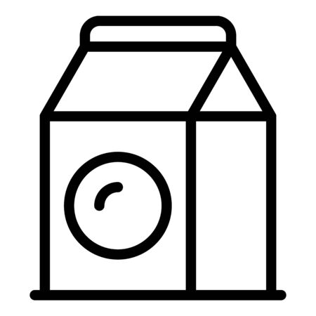 Coffee grinder package icon, outline styleのイラスト素材