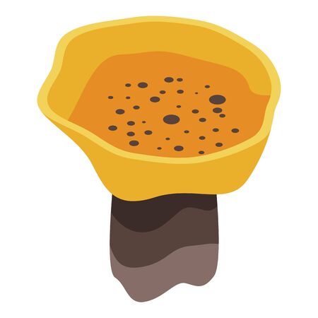 Water coral icon. Isometric of water coral vector icon for web design isolated on white backgroundのイラスト素材