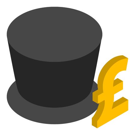 Finance concept icon, isometric styleのイラスト素材