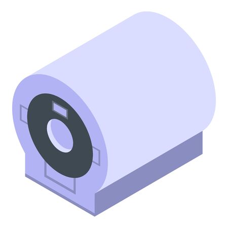 Magnetic scanner icon, isometric styleのイラスト素材